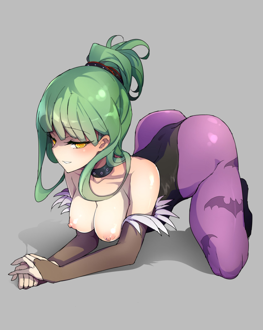 morrigan aensland and elesis (darkstalkers and 1 more) drawn by waero