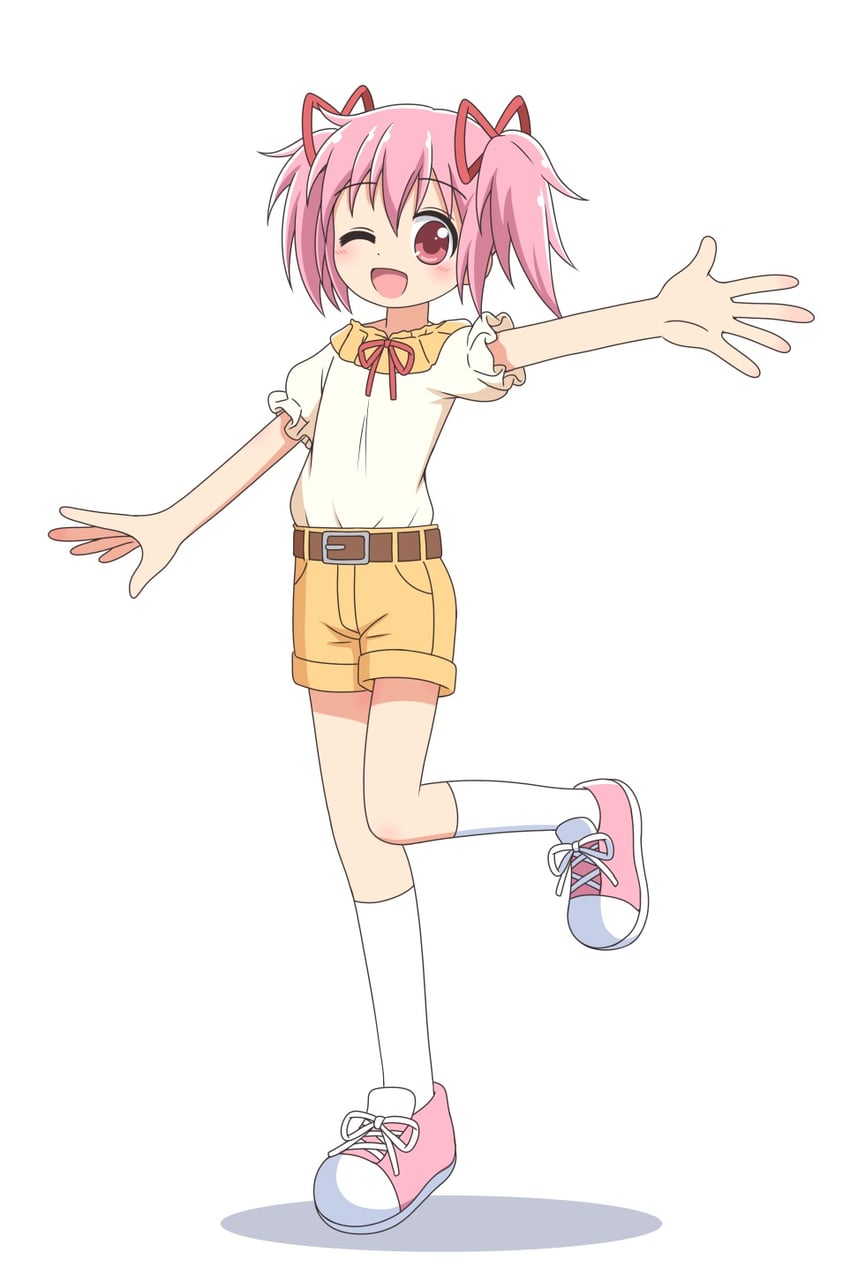 kaname madoka (mahou shoujo madoka magica) drawn by kato-shun