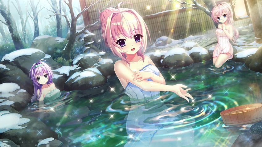 shiratori amaha, himura nagisa, and hokaze kanade (re:stage!) drawn by izumi_tsubasu