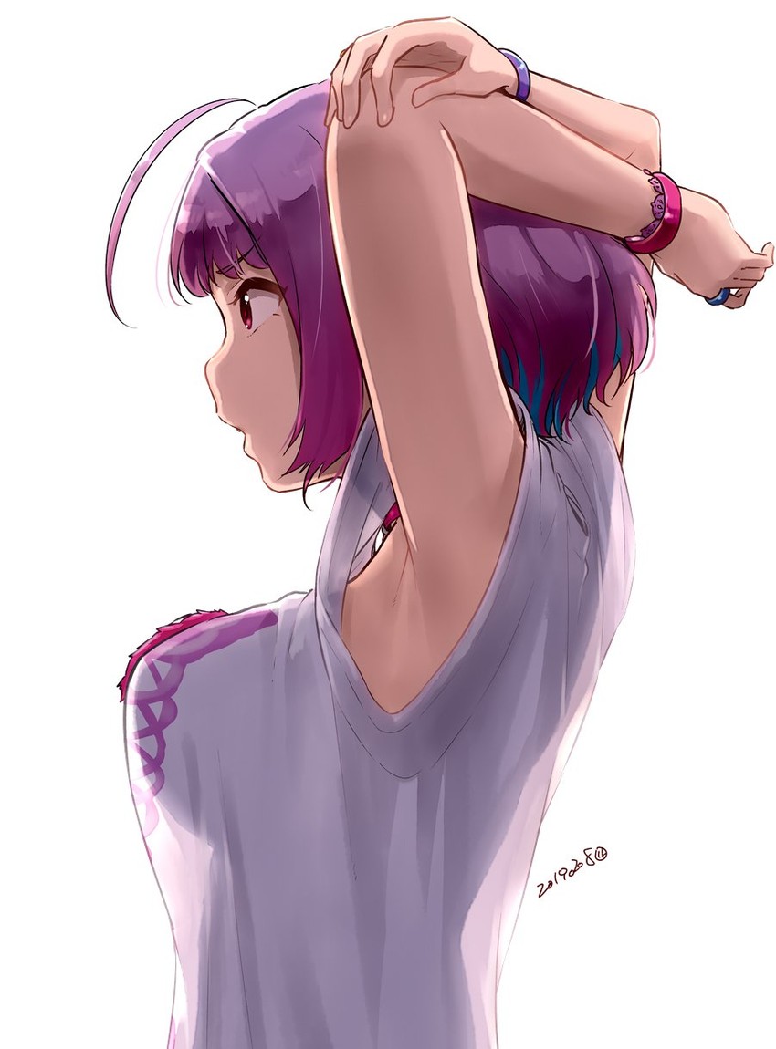 yumemi riamu (idolmaster and 1 more) drawn by nagian