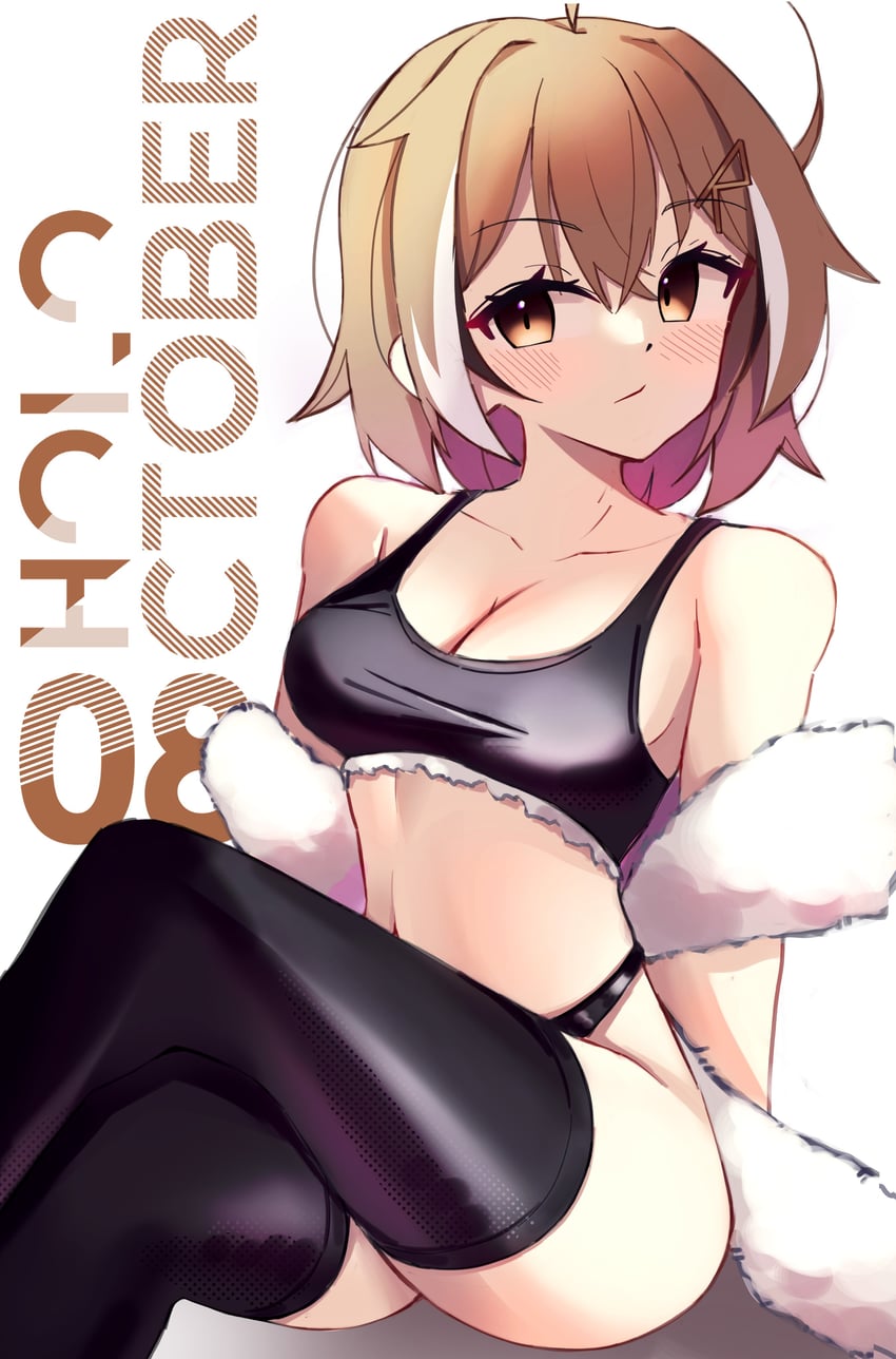 nanashi mumei (hololive and 1 more) drawn by lavendeavor