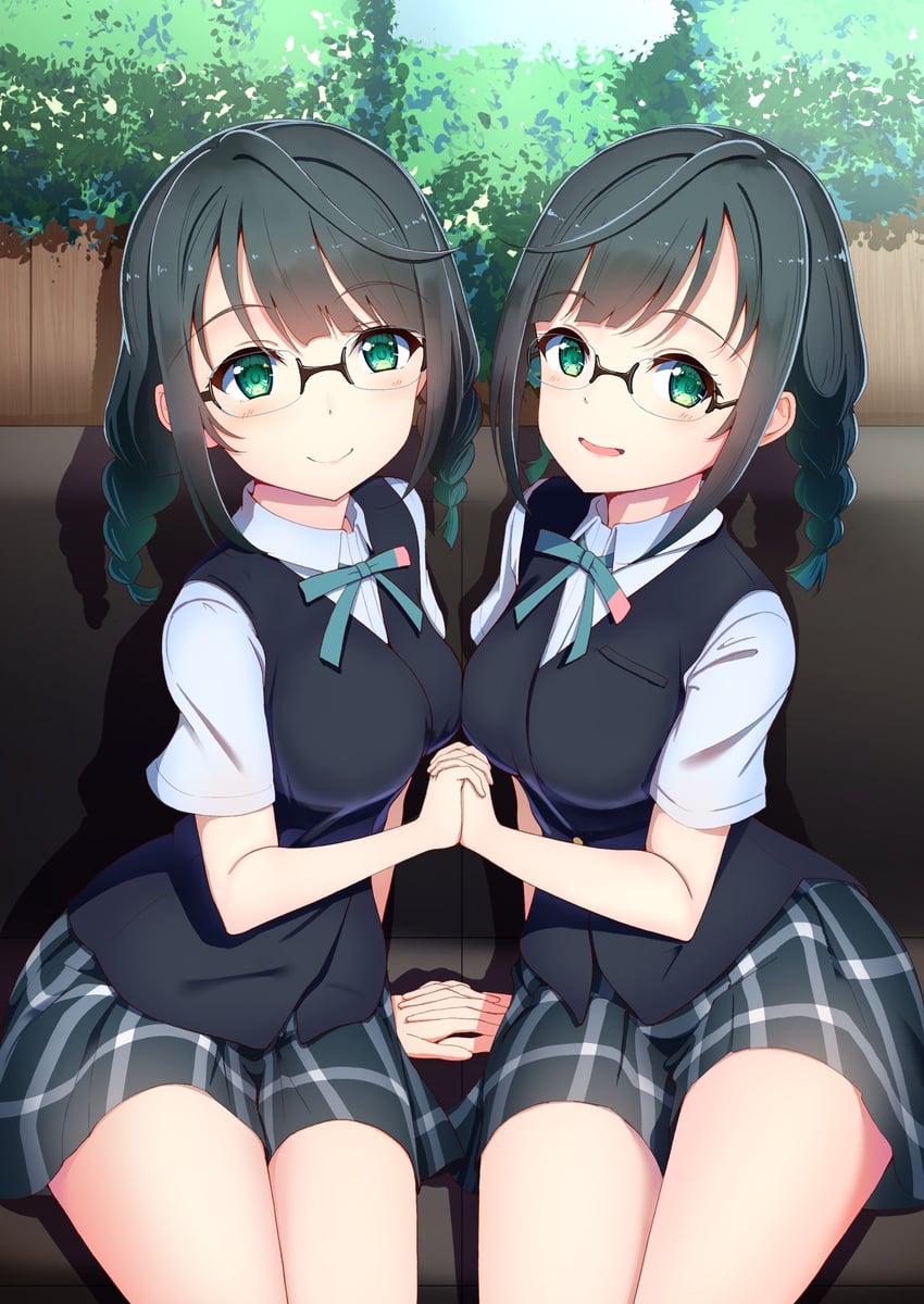 sato satsuki and sato uzuki (love live! and 2 more) drawn by amagi_(volfuji)