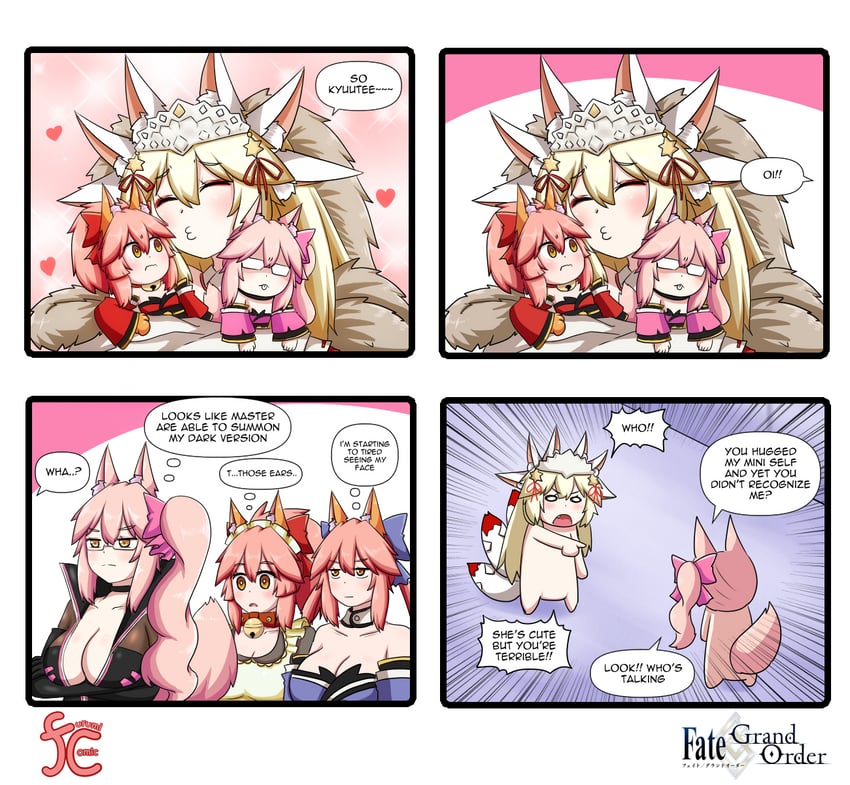 tamamo, tamamo no mae, tamamo cat, and koyanskaya (fate and 1 more) drawn by keita_naruzawa