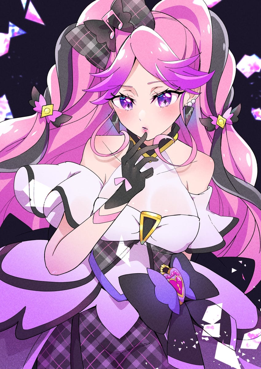 cure kiss (precure and 1 more) drawn by mikorin