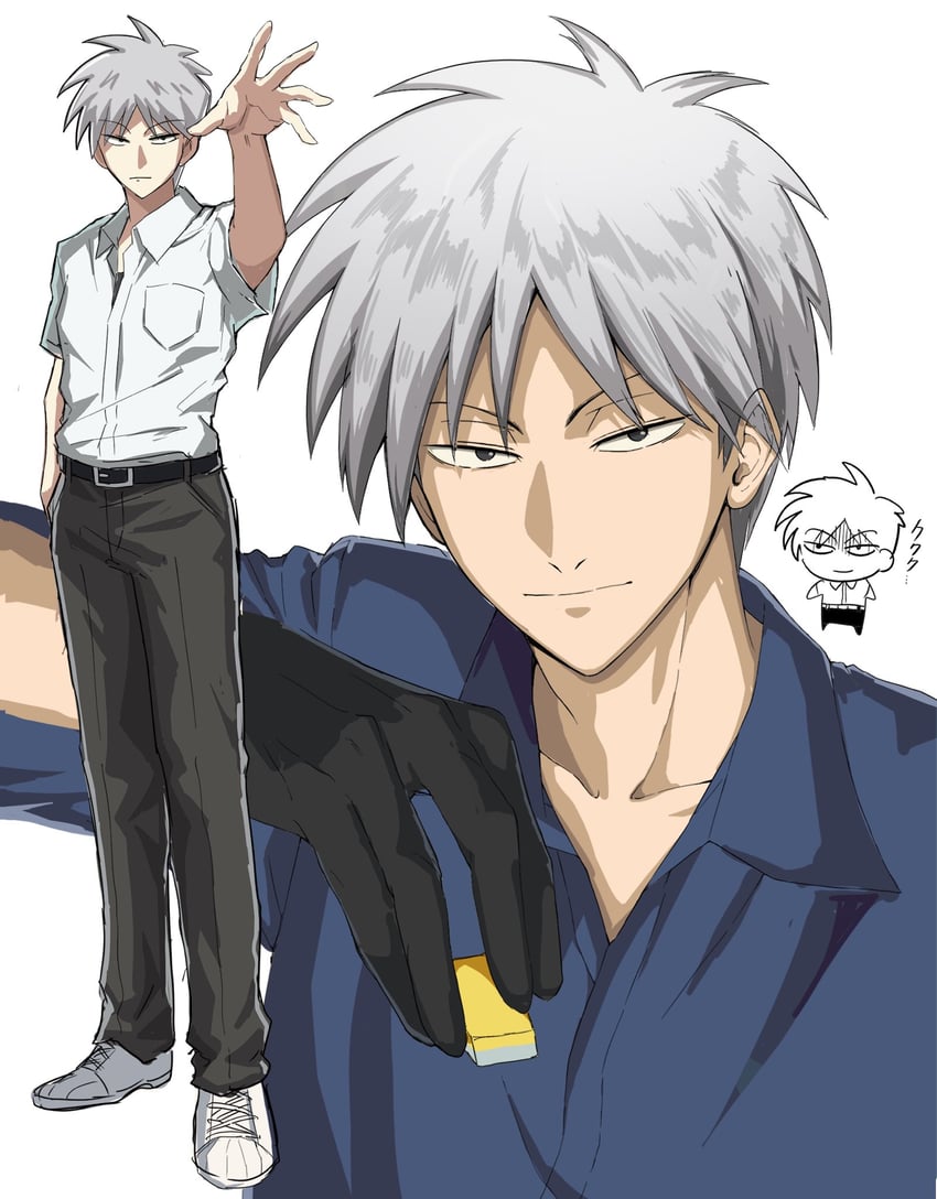 akagi shigeru (fukumoto mahjong and 1 more) drawn by izumi_3yade