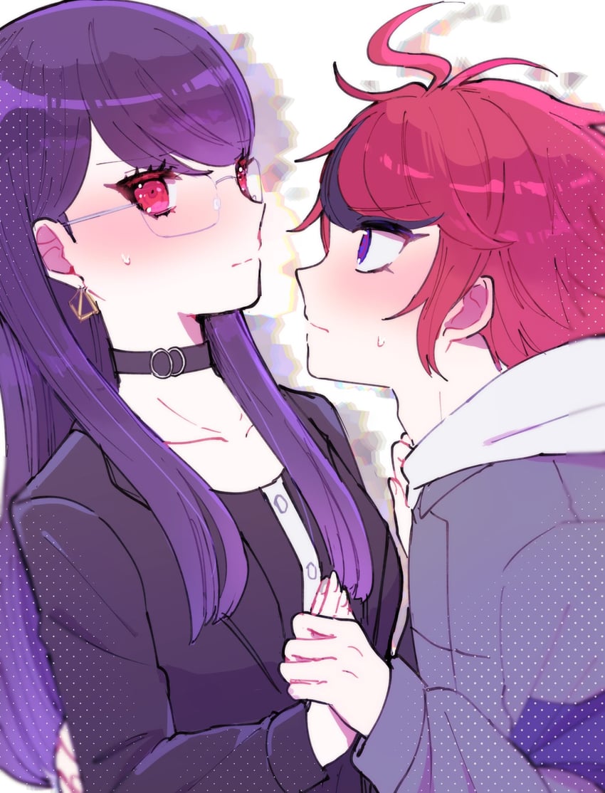 sumino takumi and shizuhara hiruko (the hundred line -last defense academy-) drawn by moyuchocolats