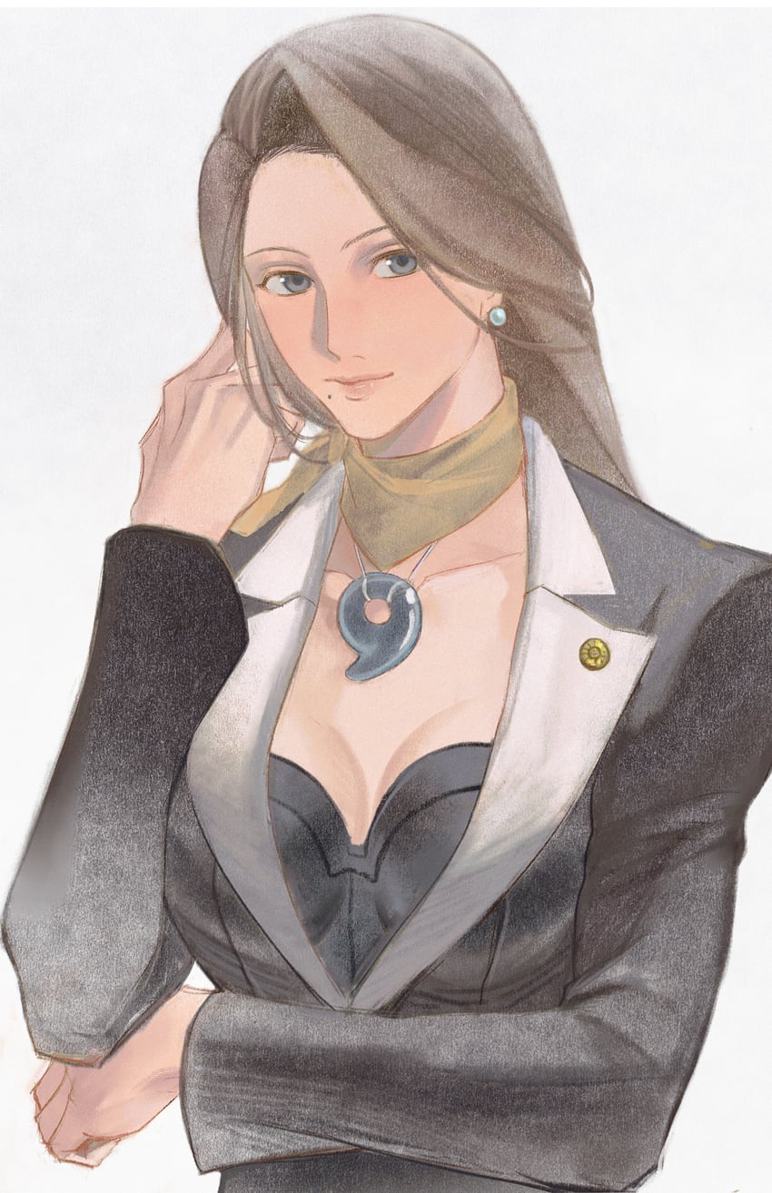 mia fey (ace attorney and 3 more) drawn by sio2_(whynotkarma)