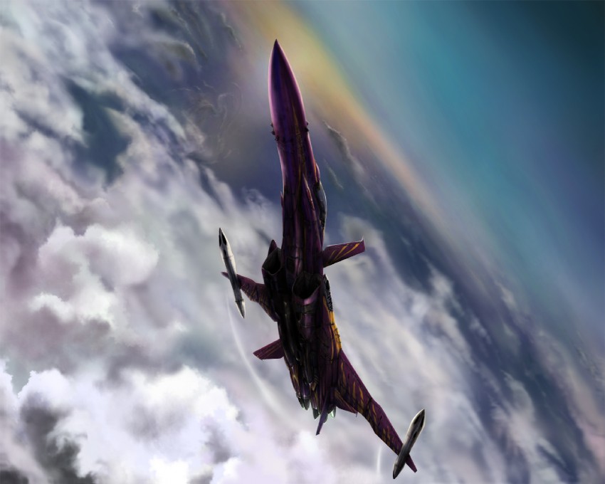 sv-51 and nora polyansky (macross and 1 more)