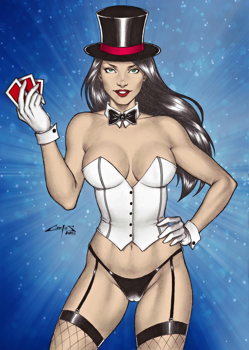 zatanna zatara (dc comics) drawn by carlos_braga and jmascia