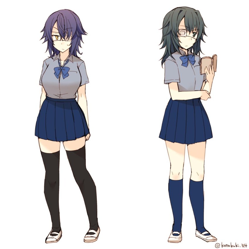 tenryuu and kiso (kantai collection) drawn by kotobuki_(momoko_factory)