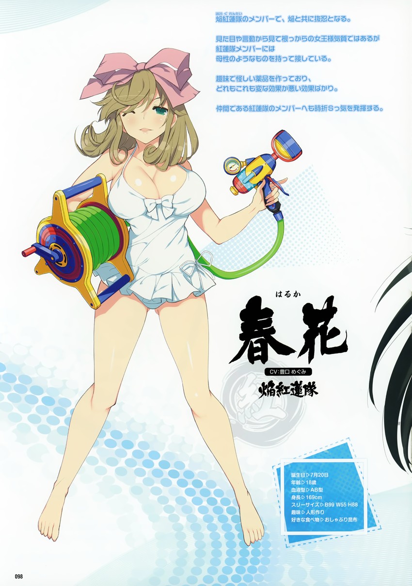 haruka (senran kagura and 1 more) drawn by yaegashi_nan