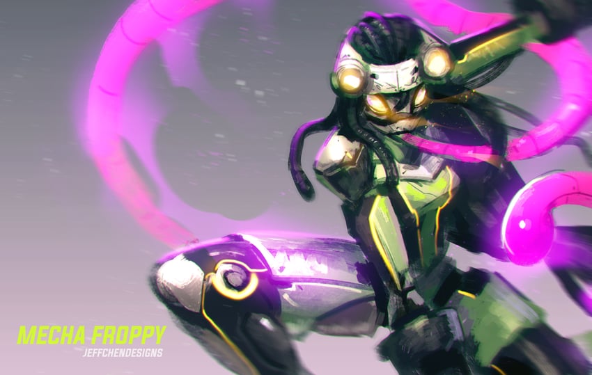 asui tsuyu (boku no hero academia) drawn by jeffrey_chen