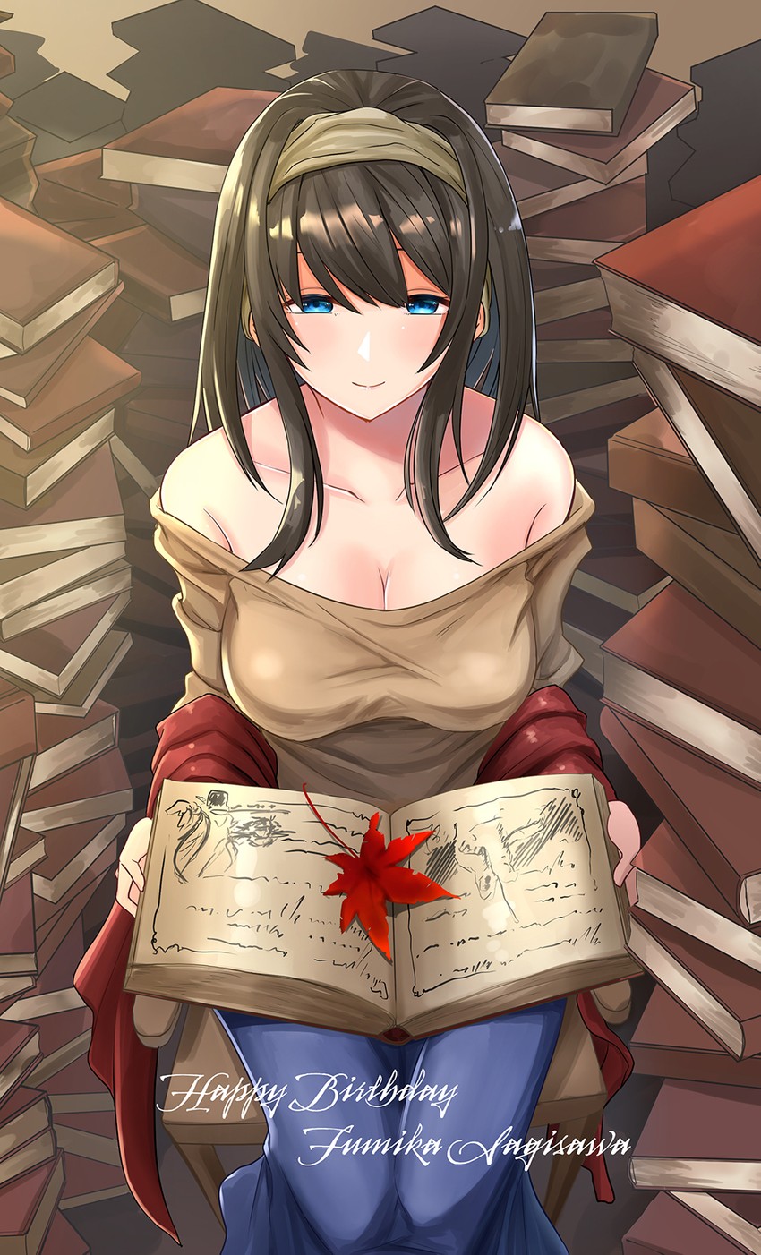 sagisawa fumika (idolmaster and 1 more) drawn by shougun_(chuckni1)