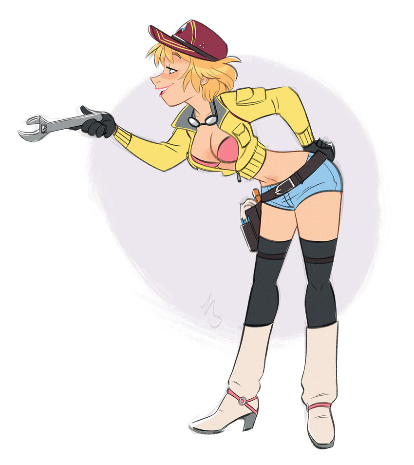cindy aurum (final fantasy and 1 more) drawn by cheesecakes_by_lynx