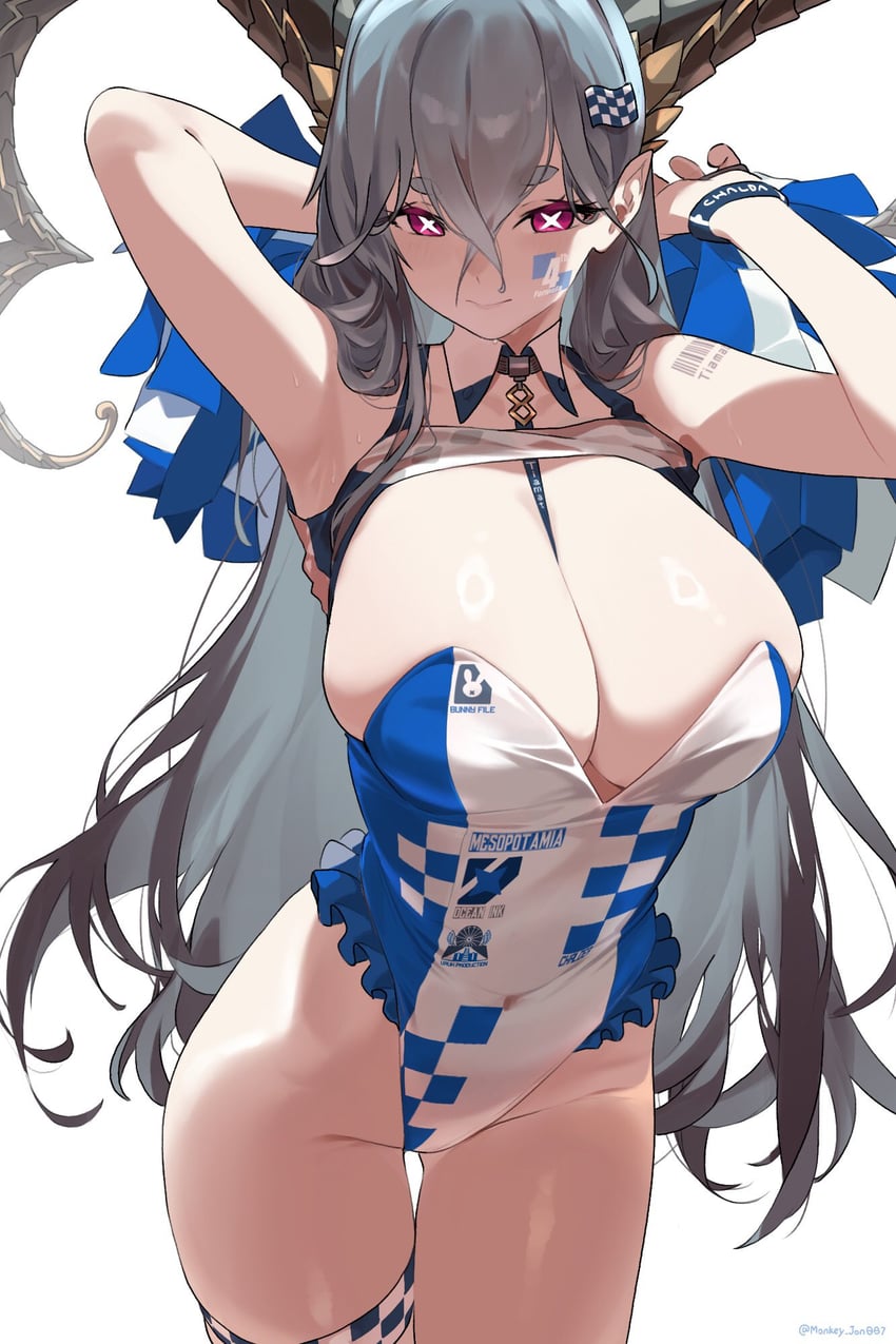 tiamat (fate and 1 more) drawn by monkey_jon