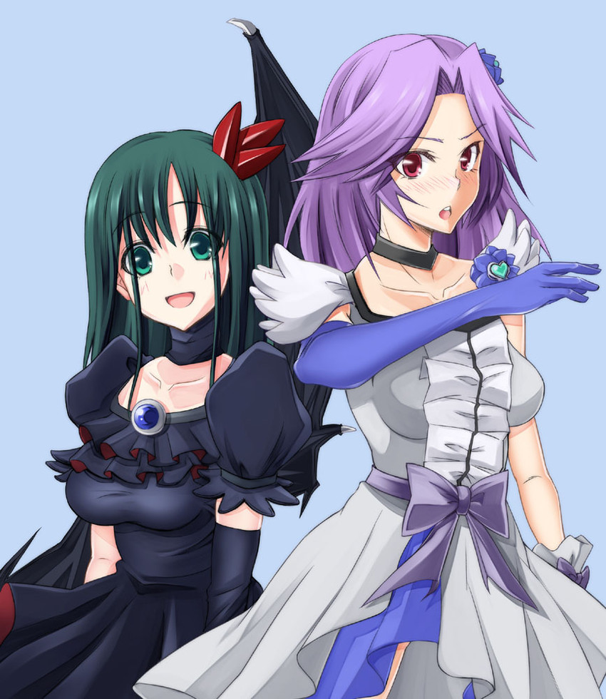 cure moonlight, dark precure, touyoko momoko, and kajiki yumi (precure and 2 more) drawn by zanku