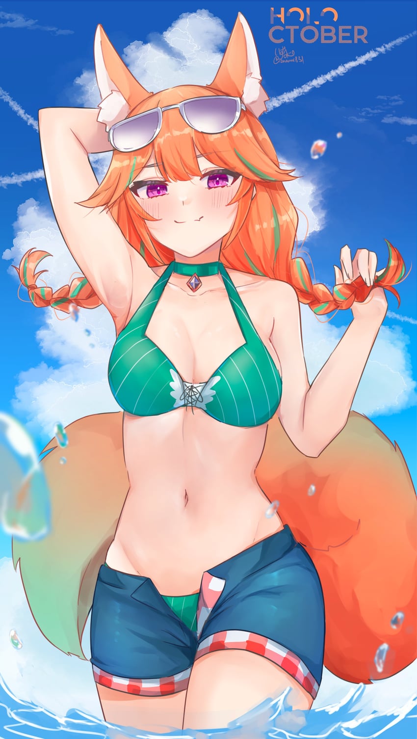 takanashi kiara (hololive and 1 more) drawn by hirasawa_izumi