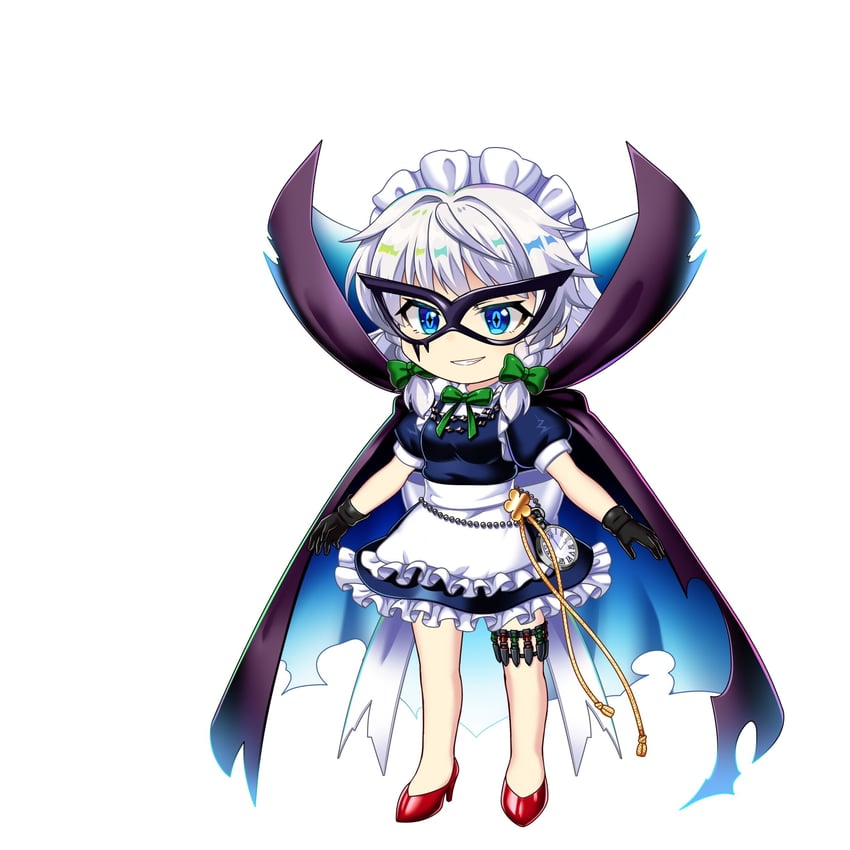 izayoi sakuya (touhou and 1 more) drawn by rotte_(1109)