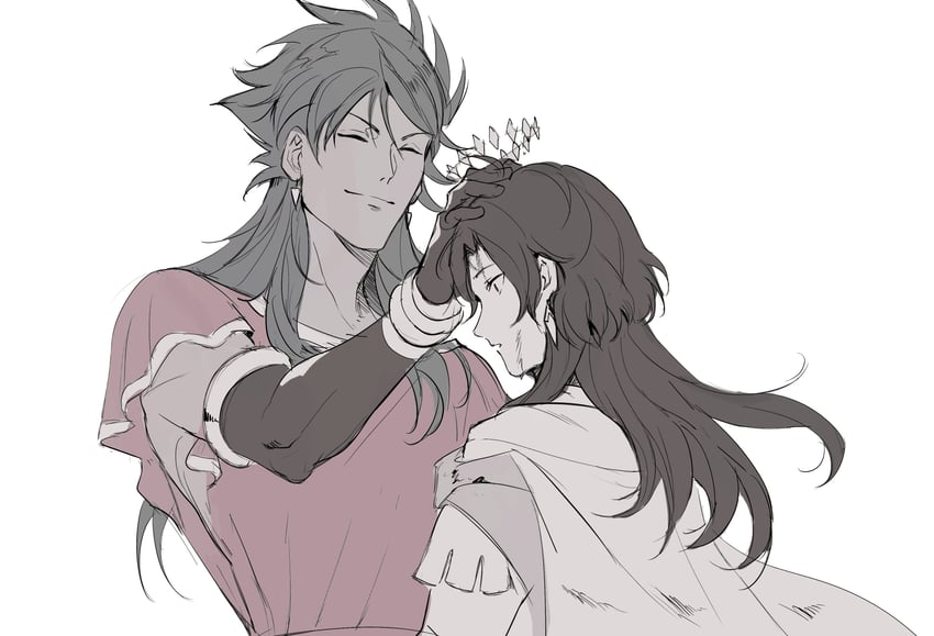 constantine xi and romulus quirinus (fate and 1 more) drawn by kupikuuu