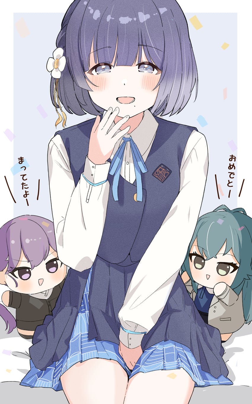 tsukimura temari, hataya misuzu, and kaya rinha (idolmaster and 1 more) drawn by raichita