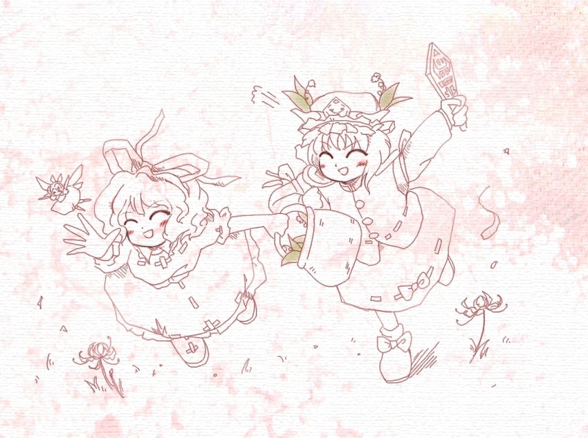 shiki eiki, medicine melancholy, and su-san (touhou) drawn by medinki