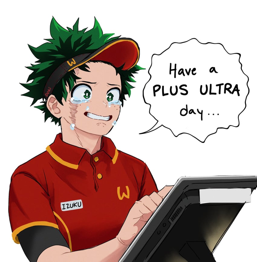 midoriya izuku (boku no hero academia and 1 more) drawn by dokidokicat