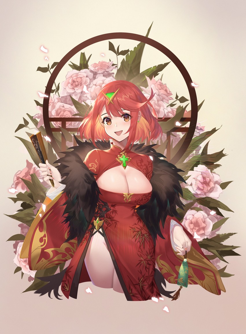 pyra (xenoblade chronicles and 1 more) drawn by kray._(k-ray)