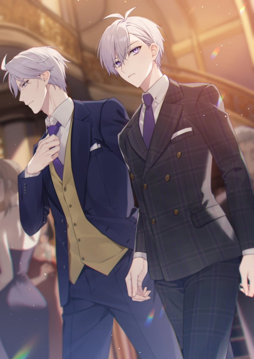 osaka sougo and osaka soshi (idolish7) drawn by aiue_o_eiua