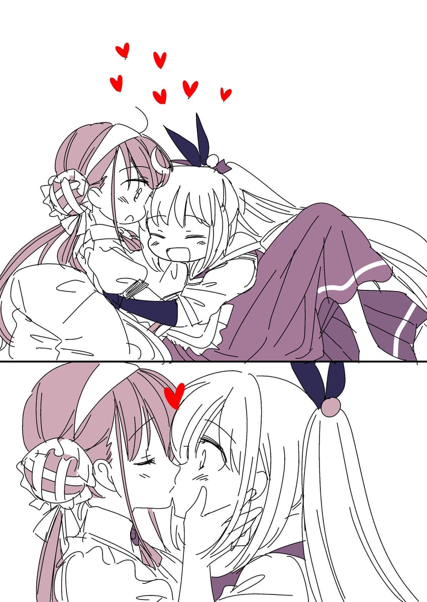 satsuki mari and kanzaki adelheid (heaven burns red) drawn by sanpachishiki_(gyokusai-jima)
