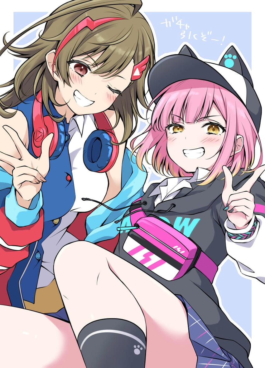 kurogane tama, houou karin, yamate kyouko, and inuyose shinobu (denonbu and 1 more) drawn by piyopiyomaru_(piyo8823)