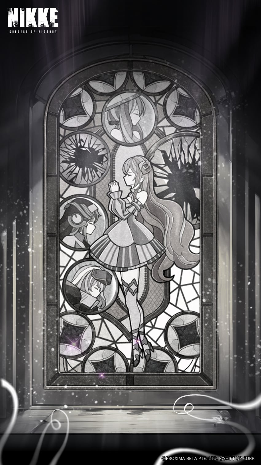 dorothy, scarlet, snow white, and rapunzel (goddess of victory: nikke) drawn by bumcha