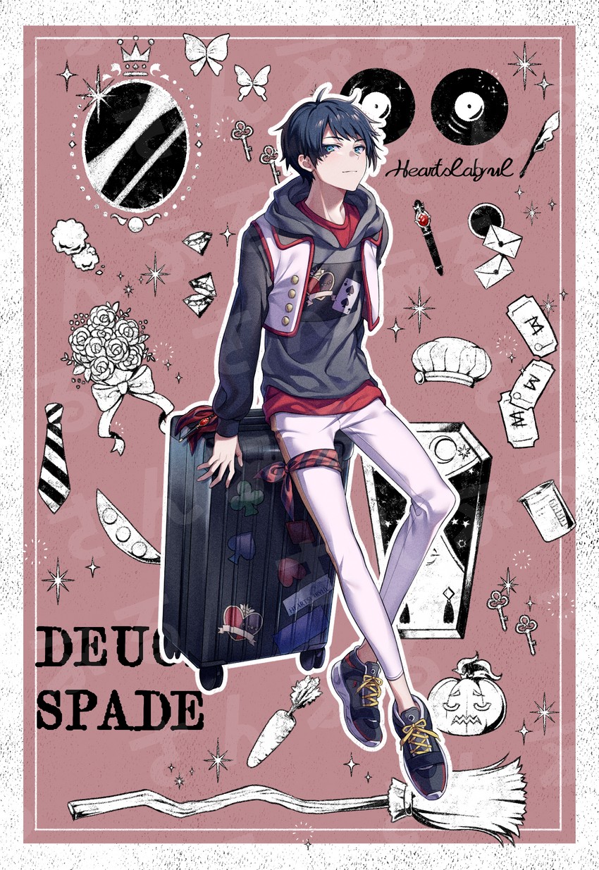 deuce spade (twisted wonderland) drawn by tuze111