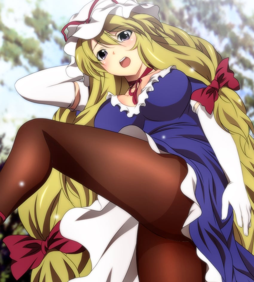 yakumo yukari (touhou) drawn by yadokari_genpachirou