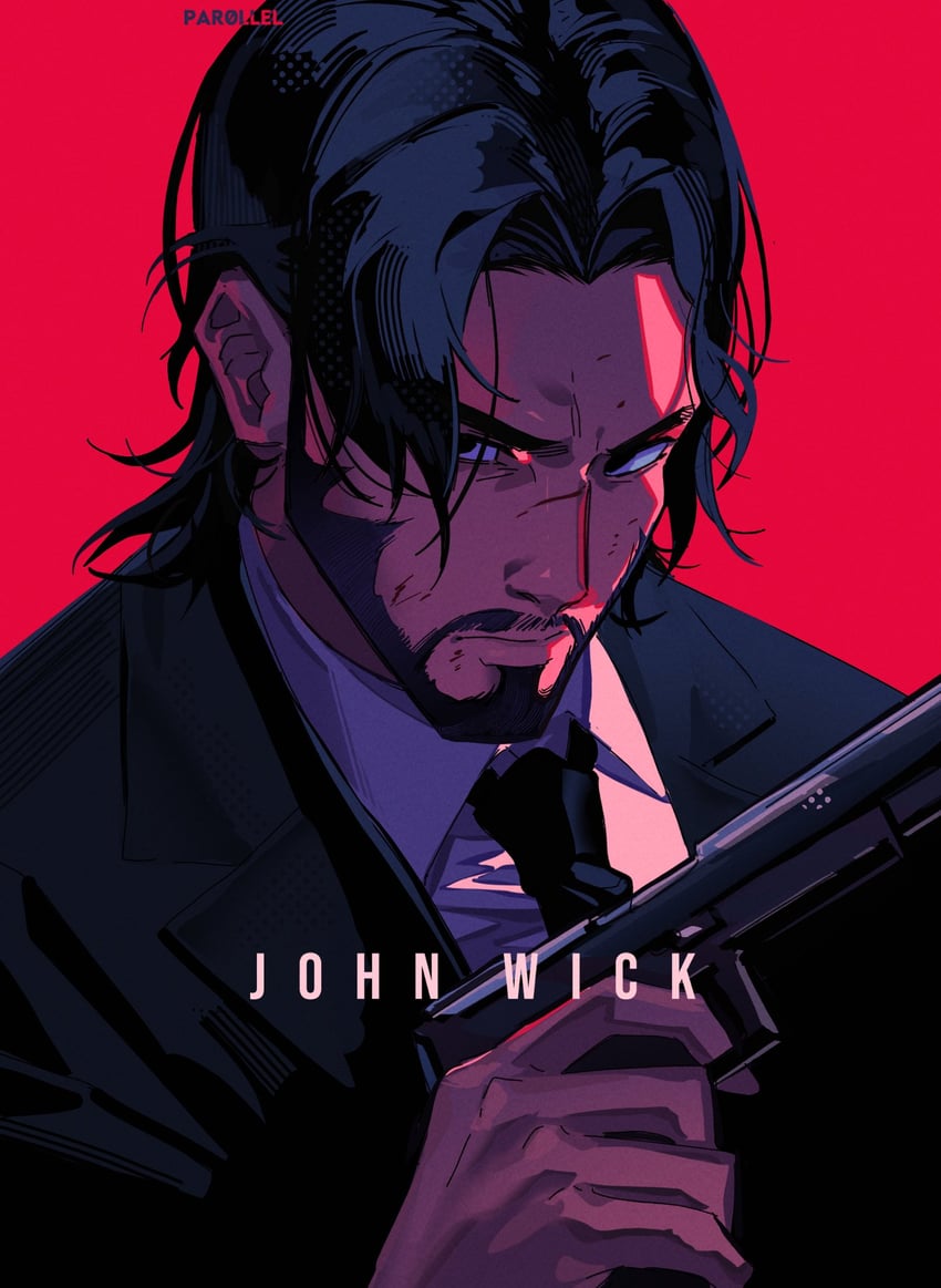 john wick (john wick) drawn by par0llel | Danbooru