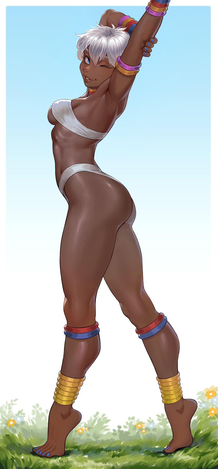elena (street fighter and 1 more) drawn by cheshirrr
