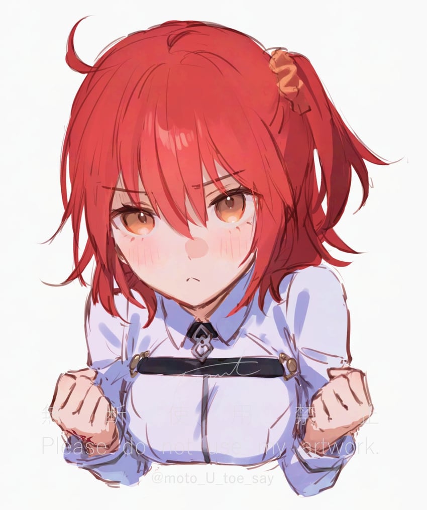 fujimaru ritsuka (fate and 1 more) drawn by fomnant