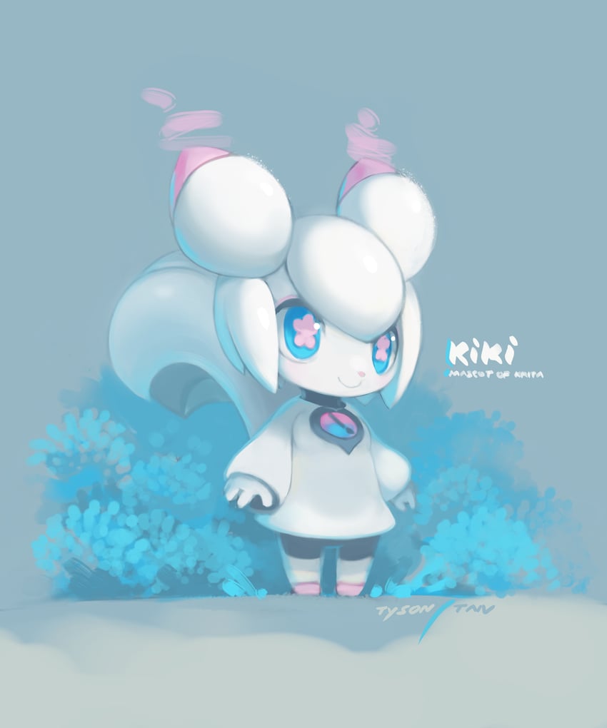 kiki the cyber squirrel (original and 2 more) drawn by tyson_tan
