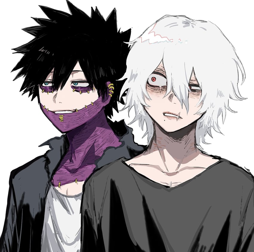 dabi and shigaraki tomura (boku no hero academia) drawn by ametaro_(ixxxzu)