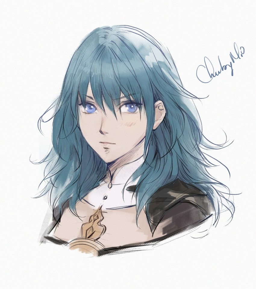 female byleth (fire emblem and 1 more) drawn by chuby_mi