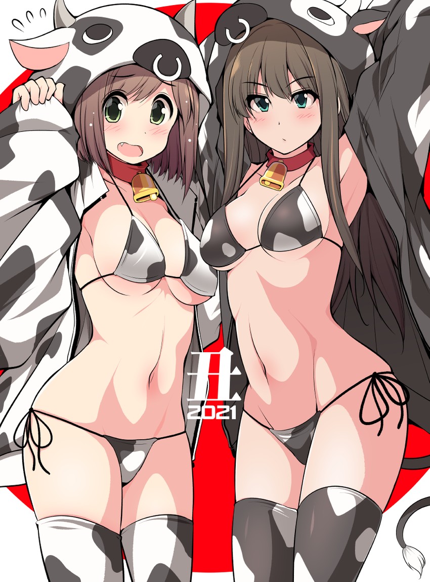 shibuya rin and maekawa miku (idolmaster and 1 more) drawn by serebi_ryousangata