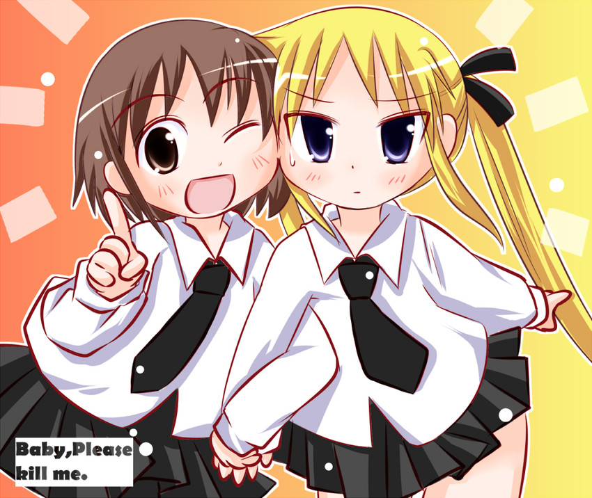 sonya and oribe yasuna (kill me baby) drawn by koba-p