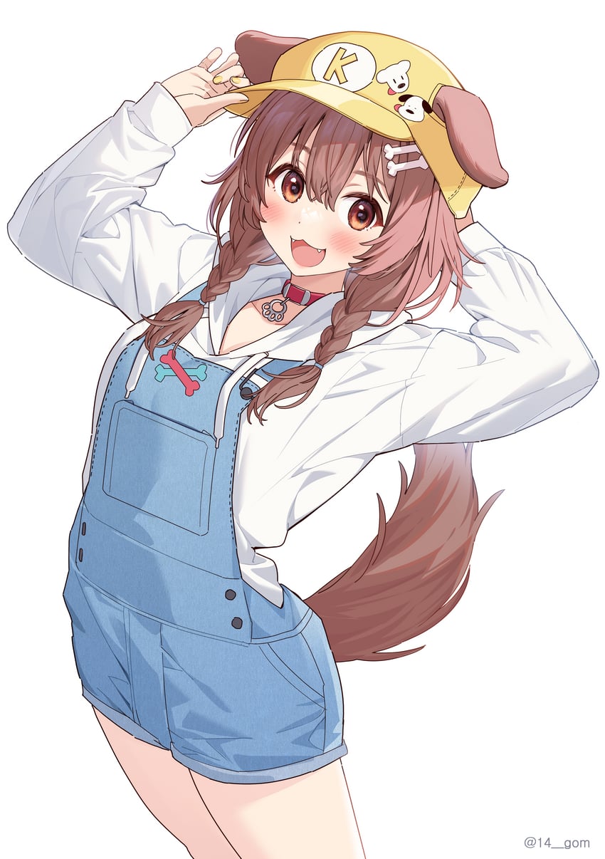 inugami korone (hololive and 1 more) drawn by 14_(vision5032)