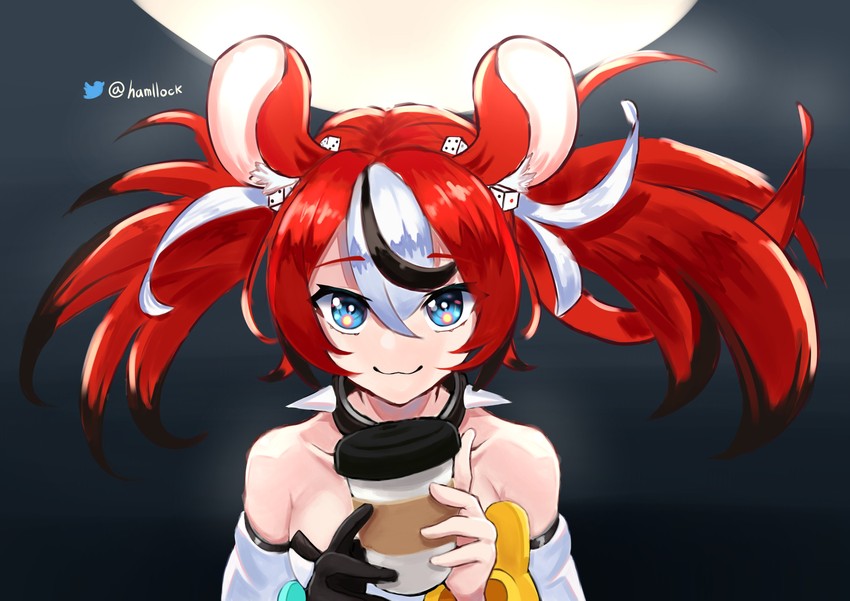 hakos baelz (hololive and 1 more) drawn by hamllock