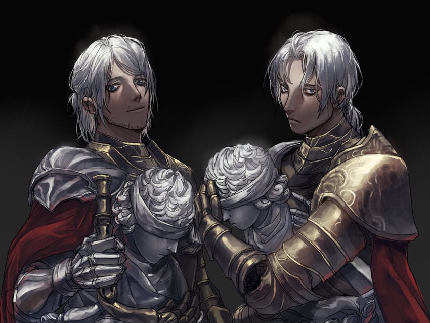 d hunter of the dead and d beholder of death (elden ring) drawn by tworain_w