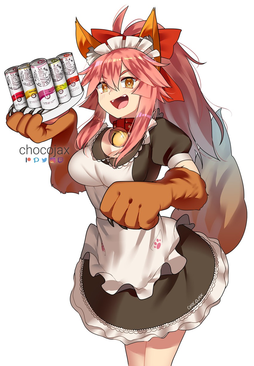 tamamo and tamamo cat (fate and 2 more) drawn by chocojax
