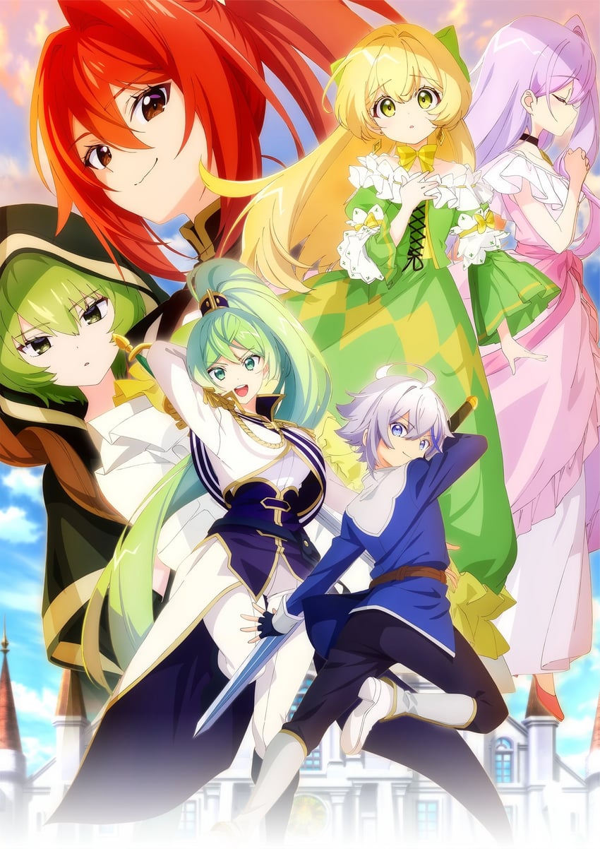 cain von silford, telestia terra esfort, silk von santana, tijuana von liebert, nina, and 1 more (tensei kizoku no isekai boukenroku)