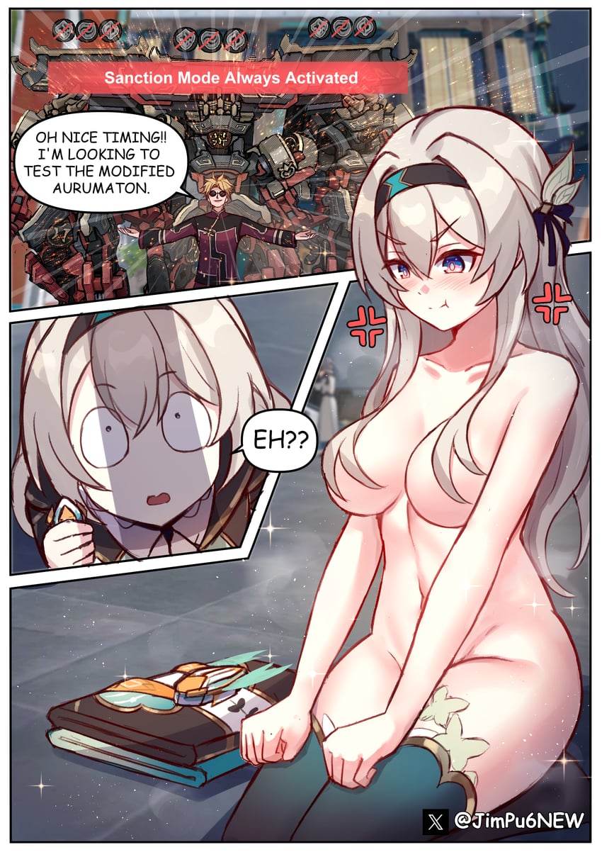 firefly and skott (honkai and 2 more) drawn by jimpu6