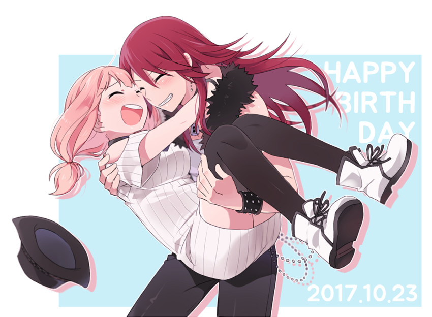 uehara himari and udagawa tomoe (bang dream!) drawn by re_ghotion