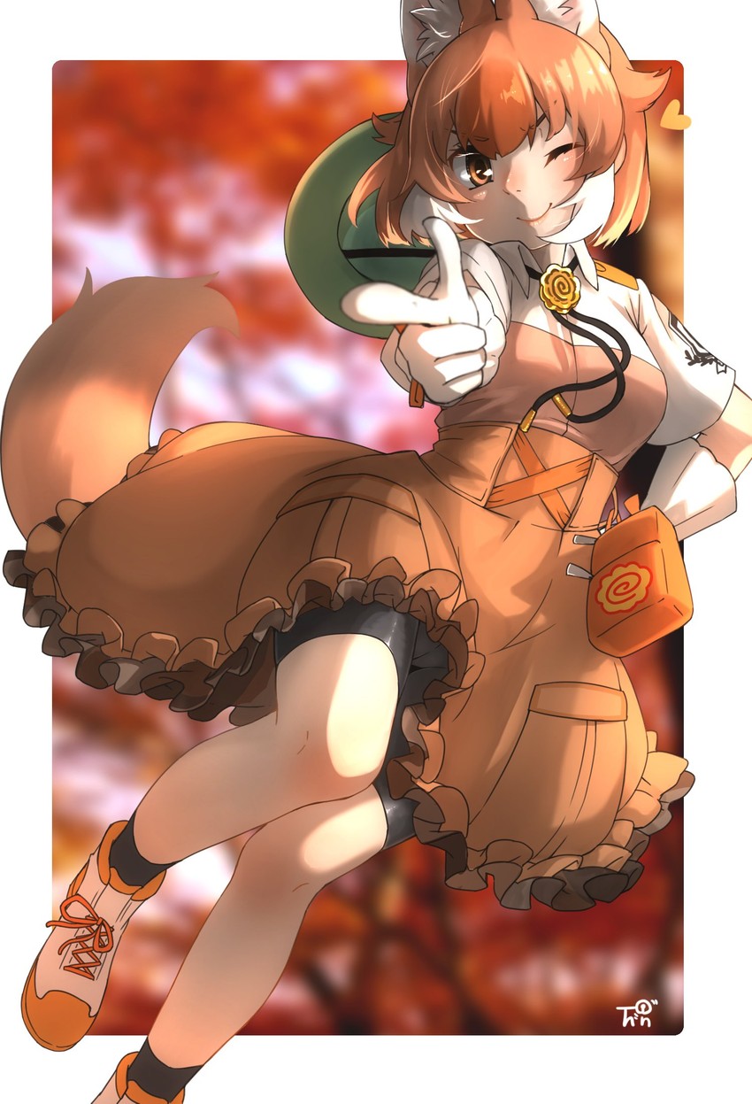 dhole (kemono friends and 1 more) drawn by thin_(suzuneya)