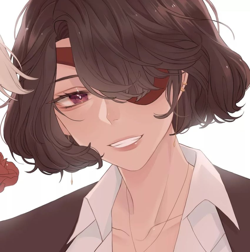 beidou (genshin impact) drawn by nita_(teajinie)